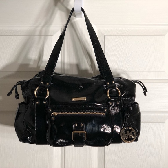 MICHAEL Michael Kors Patent Leather Shoulder Bag